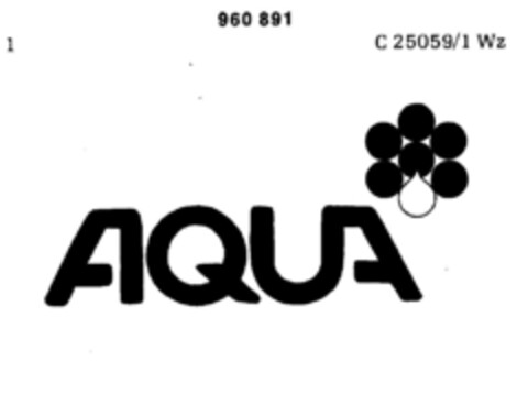 AQUA Logo (DPMA, 25.10.1975)