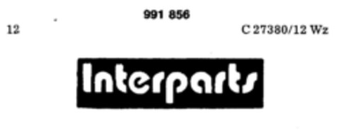 Interparts Logo (DPMA, 08/29/1978)