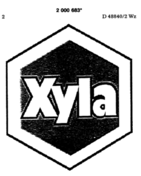 Xyla Logo (DPMA, 12/24/1990)