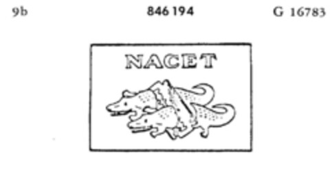 NACET Logo (DPMA, 26.06.1967)