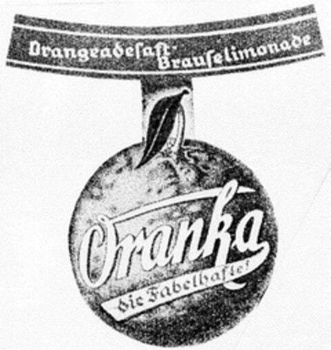 Oranka die Fabelhafte! Orangensaft-Brauselimonade Logo (DPMA, 05/19/1938)