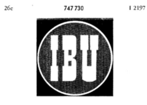 IBU Logo (DPMA, 17.03.1959)