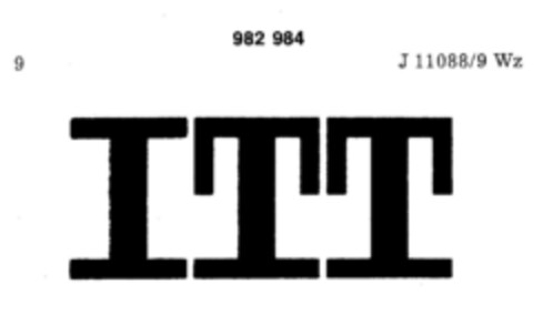 ITT Logo (DPMA, 15.09.1973)