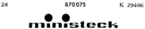 ministeck Logo (DPMA, 10.01.1969)