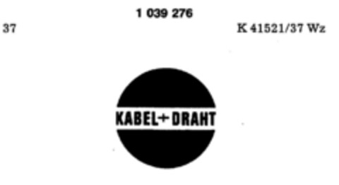 KABEL+DRAHT Logo (DPMA, 28.11.1979)