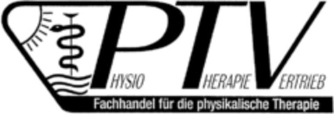 PTV PHYSIO THERAPIE VERTRIEB Fachhandel für die physikalische Therapie Logo (DPMA, 26.07.1993)