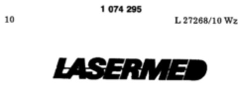 LASERMED Logo (DPMA, 04/09/1984)
