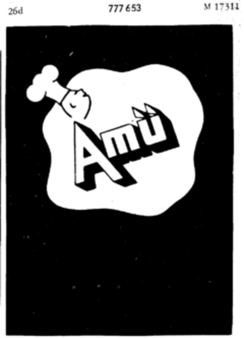 Amü Logo (DPMA, 20.12.1960)