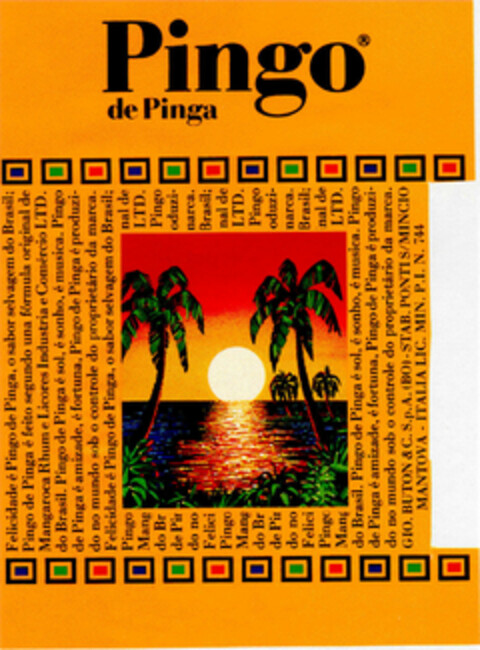 Pingo  de Pinga Logo (DPMA, 19.07.1985)