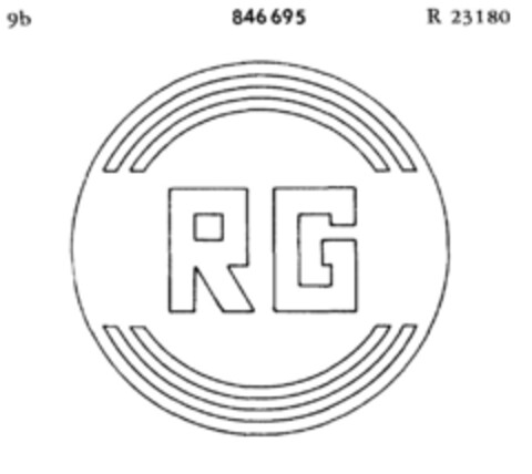 RG Logo (DPMA, 30.03.1967)