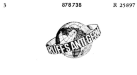 RUFF'S ANTI GERM Logo (DPMA, 20.08.1969)