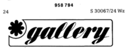 gallery Logo (DPMA, 16.07.1976)
