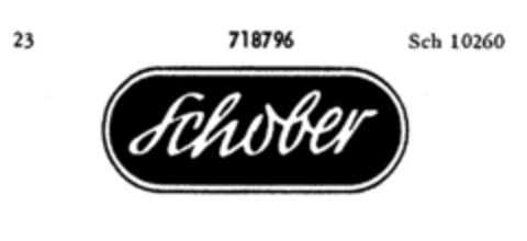 Schober Logo (DPMA, 12/12/1957)