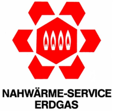 NAHWÄRME-SERVICE ERDGAS Logo (DPMA, 07/24/1984)