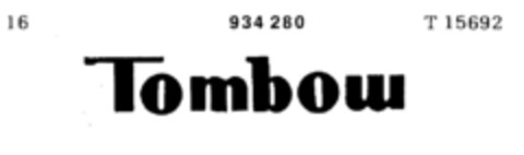 Tombow Logo (DPMA, 05/14/1973)