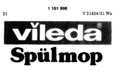 vileda  Spülmop Logo (DPMA, 12.05.1989)