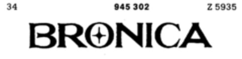 BRONICA Logo (DPMA, 06.07.1971)