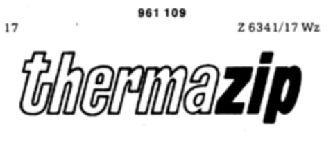 thermazip Logo (DPMA, 16.11.1972)