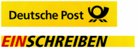 Deutsche Post EINSCHREIBEN Logo (DPMA, 23.09.2000)