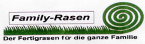 Family-Rasen Der Fertigrasen für die ganze Familie Logo (DPMA, 26.11.2001)