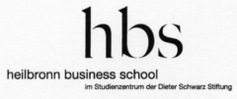 hbs heilbronn business school Logo (DPMA, 14.03.2005)