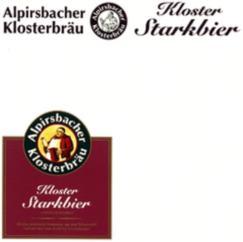 Alpirsbacher Klosterbräu Kloster Starkbier Logo (DPMA, 14.03.2007)