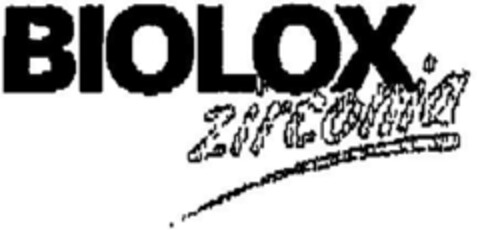 BIOLOX zirconia Logo (DPMA, 26.01.1999)