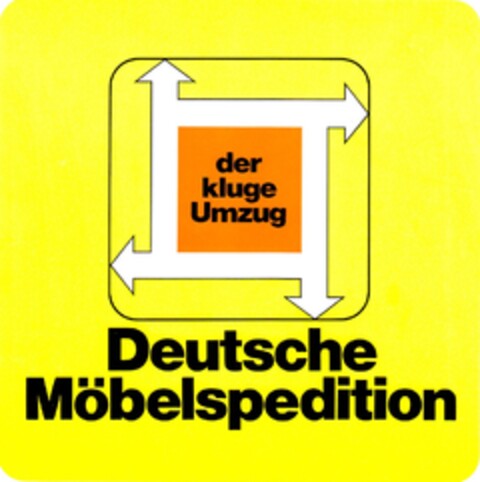 der kluge Umzug Deutsche Möbelspedition Logo (DPMA, 30.03.1976)