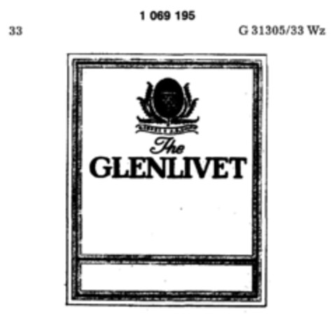The GLENLIVET Logo (DPMA, 17.04.1984)