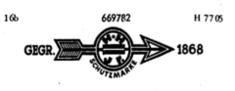 GEGR. H H Jr. 1868 Logo (DPMA, 08.02.1954)