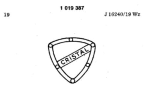 CRISTAL Logo (DPMA, 08/30/1980)