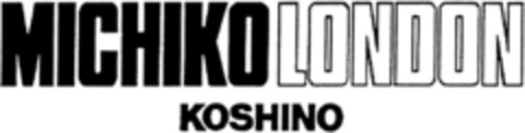 MICHIKO LONDON KOSHINO Logo (DPMA, 13.07.1994)