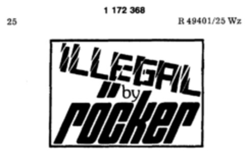 ILLEGAL by röcker Logo (DPMA, 17.05.1990)