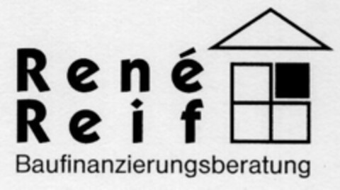 Rene Reif Baufinanzierungsberatung Logo (DPMA, 11.07.1991)