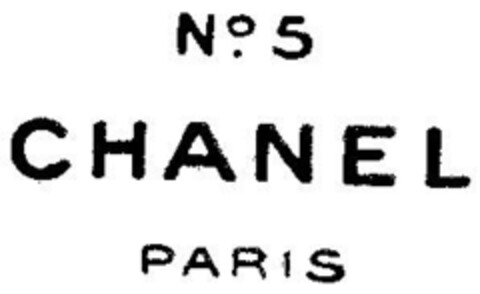 No. 5 CHANEL PARIS Logo (DPMA, 02.08.1954)