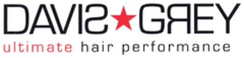 DAVIS GREY ultimate hair performance Logo (DPMA, 20.11.2013)