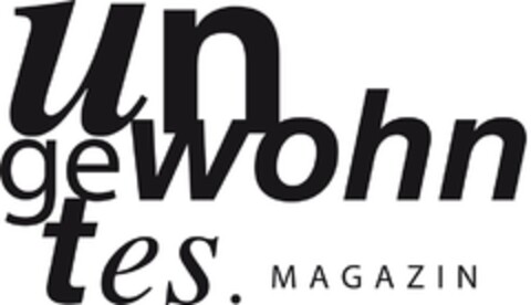 ungewohntes. MAGAZIN Logo (DPMA, 11/23/2016)