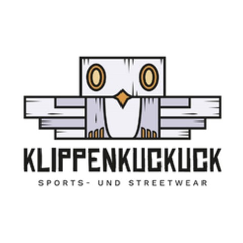 KLIPPEKUCKKUCK SPORTS- UND STREETWEAR Logo (DPMA, 20.07.2018)