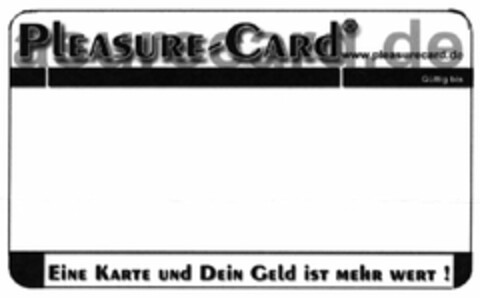 PLEASURE-CARD Logo (DPMA, 24.02.2004)