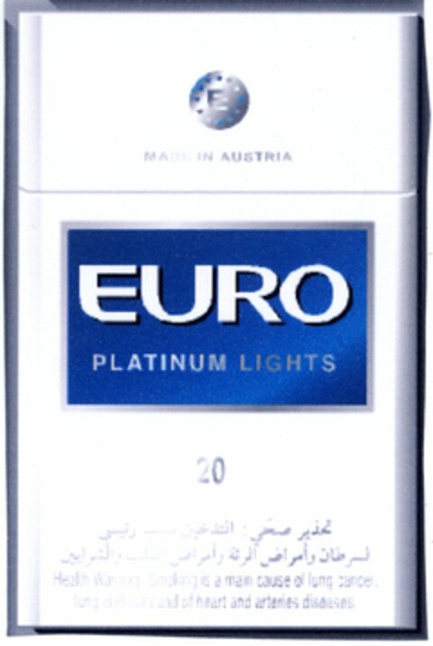 EURO PLATINUM LIGHTS Logo (DPMA, 11/04/2004)