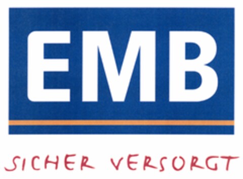 EMB SICHER VERSORGT Logo (DPMA, 29.11.2004)