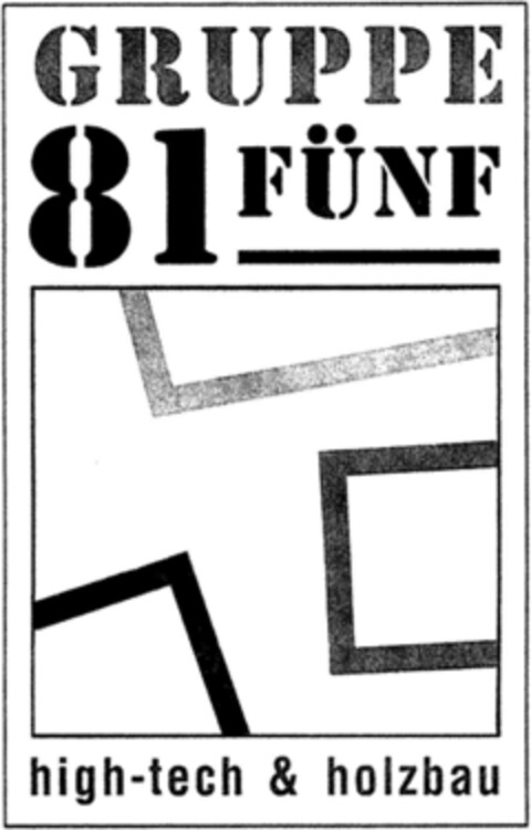 GRUPPE 81 FÜNF Logo (DPMA, 23.03.1995)