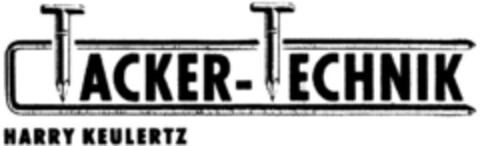 TACKER-TECHNIK HARRY KEULERTZ Logo (DPMA, 19.05.1995)