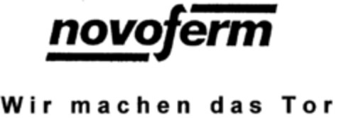 novoferm Wir machen das Tor Logo (DPMA, 12/18/1996)