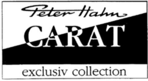 Peter Hahn  CARAT  exclusiv collection Logo (DPMA, 14.03.1997)