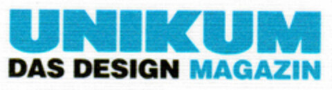 UNIKUM DAS DESIGN MAGAZIN Logo (DPMA, 01.07.2000)