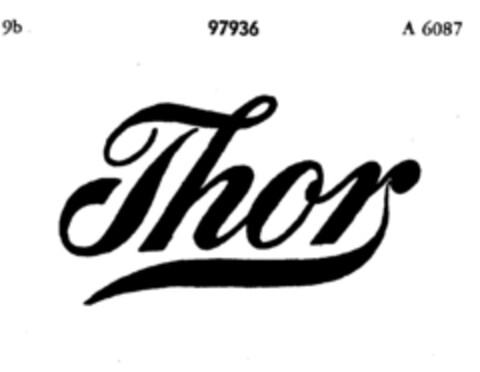 Thor Logo (DPMA, 30.01.1907)