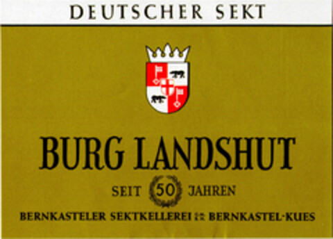 BURG LANDSHUT Logo (DPMA, 02/21/1963)