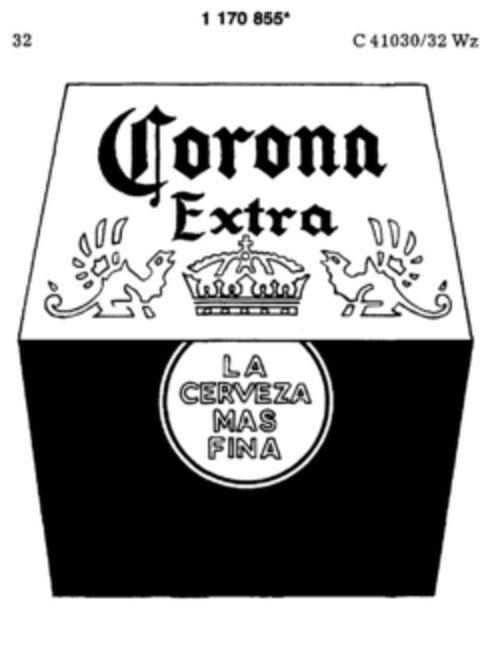 Corona Extra Logo (DPMA, 28.09.1990)