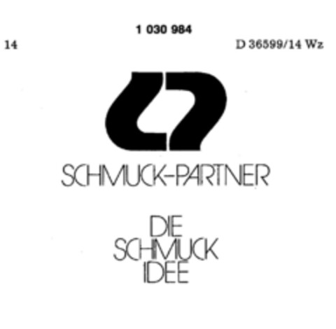 SCHMUCK-PARTNER DIE SCHMUCK IDEE Logo (DPMA, 08/31/1981)